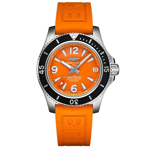 breitling superocean 36 blau|breitling superocean 36 orange.